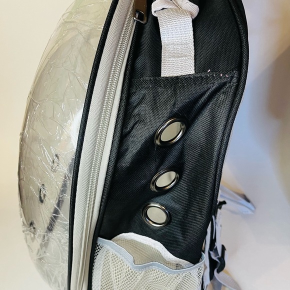 Cat or Small Dog Backpack ~ Black ~ Brand New - Picture 6 of 12